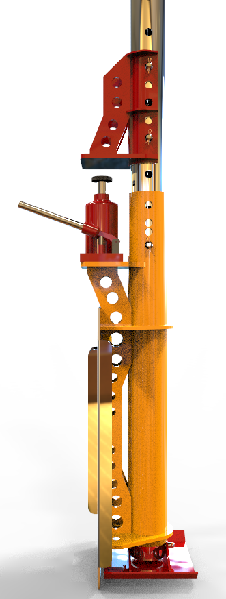 机械升降机构3D模型图纸 STP格式